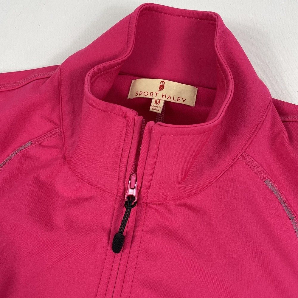 Sport Haley Jacket Womens Medium Pink Softshell Full Zip Pockets Reflective - Picture 2 of 9
